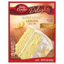 Make cake without the usual mess; Betty Crocker Super Moist Lemon Cake 15 25oz Target