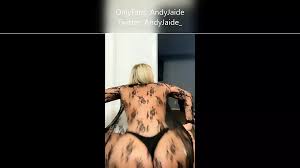 Big Ass Beautiful Trans Grinding in Lingerie - PAWG TS Andy Jaide shemale porn