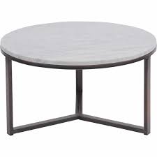 4.6 out of 5 stars. Pale Grey Carrara Marble And Bronze Large Round Coffee Table 80cm Diameter