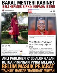 Jika sebelum ini umum dikejutkan apabila ahli parlimen nibong tebal rebah di parlimen, hari ini sekali lagi sesi persidangan. Kamikazenews On Twitter Isteri Mp Alor Gajah Pun Suka Hermes Niknazmi Syedsaddiq Adammukhriz Jalilbacker Sprmmalaysia Abukassimsprm