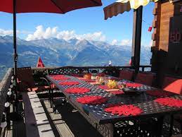 views from chalet lisa s terrace in the summer time wonderful al fresco dining alpine lodge al fresco dining chalet