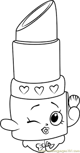 Beauty lippy lips shopkin coloring page | free printable coloring pages. Lippy Lips Shopkins Coloring Page For Kids Free Shopkins Printable Coloring Pages Online For Kids Coloringpages101 Com Coloring Pages For Kids