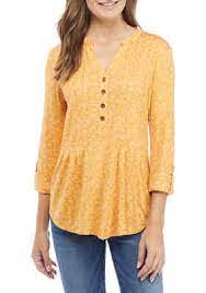 Short sleeves, a purple floral pattern accompanied by little honeybees, and an adjustable sash round out the lighthearted vibe of such a charming find. Clearance New Directions Clothing Belk