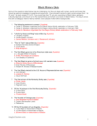 Black History Trivia Questions And Answers Black History Month Facts History Trivia Questions Trivia Questions And Answers