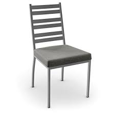Amisco Stage Dining Chair Gray Set Of 2 Metal Dining Chairs Dining Chairs Metal Chairs