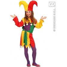 Girls Jolly Jester Costume Outfit For Circus Clown Fancy Dress Girls Fancy Dress Fancy Dress Jester Costume Clown Fancy Dress Kids Costumes