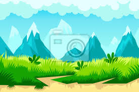 Paysage De Montagne De Dessin Anime Vecteur Peintures Murales Tableaux Belle Fabuleux Paysages Myloview Fr On le met en sélection ? paysage de montagne de dessin anime vecteur images myloview