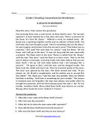 Here is the list of all the topics that students learn in this grade. Reading Worksheets Fifth Grade Reading Worksheets