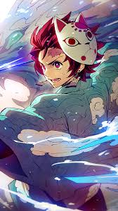 Do you want tanjiro kamado wallpapers? Tanjiro Kamado Mask Kimetsu No Yaiba 4k Wallpaper 3 860