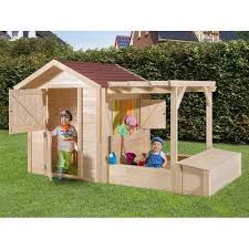Weka Spielhaus Drachenhohle Tabaluga Natur 154 Cm X 284 Cm X 153 Cm Kinder Spielhaus Garten Spielplatz Kinderspielbereich