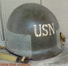 Wwii M 1 Helmet Us Navy Usn D Day Wwii Collectibles Us Navy Uniforms Wwii Uniforms