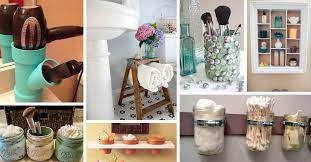 You can store hand towels or bathroom accessories, or place your own decorative bathroom items. 30 Diy Storage Ideas To Organize Your Bathroom Cute Diy Projects
