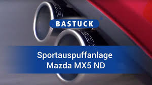 Mounting the mazda original accessories on the miata nd @ mazda van den broeck alcantara pack bastuck sport exhaust (full sound video kzclip.com/video/b0zsfpfvgpw/бейне.html) aero spoiler kit. Bastuck Sportauspuffanlage Fur Den Mazda Mx5 Nd Youtube
