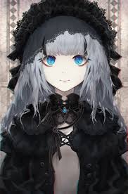 The autumn palette was too muted, so colour consultant said i was a bright spring. Wallpaper Anime Girls Blue Eyes Face Grey Hair Portrait 853x1290 Richs 1494043 Hd Wallpapers Wallhere