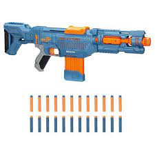 Nerf (trademarked in capitals as nerf) is a toy brand formed by parker brothers and currently owned by hasbro. Hasbro Nerf Elite 2 0 Echo Cs 10 Orange Kidinn