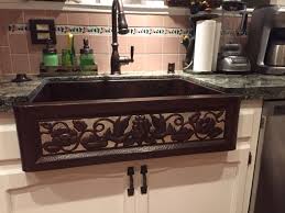 copper farmhouse sink eden by soluna