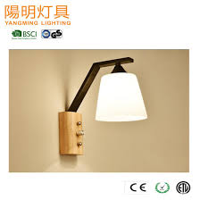 Pair with a dimmer for a customizable experience, whether it's for a close shave, a swath of lipstick, or an evening soak in the tub. Wood Base Wall Lamp With White Linen Shade Hotel Corridor Light China Crystal Chandelier Glass Wall Light Made In China Com