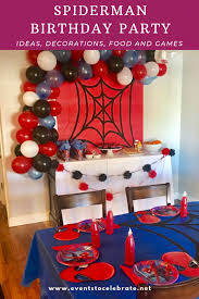 Spiderman Birthday Party Ideas