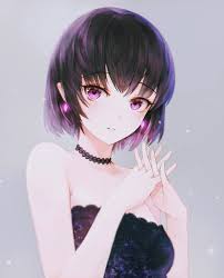 Anz starry benya blue hair children of the rune close. Anime With Purple Eyes