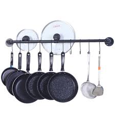 pot bar rack wall mounted pans hanging