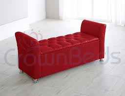This colorful rubrik cube ottoman storage box is indeed beautiful. Home Deco Centre Paris Faux Leather Ottoman Storage Box With Resting Arms Diamante