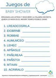 Juegos Para Baby Shower Plantillas Para Imprimir Actividades Para Baby Shower Juegos Para Baby Shower Juegos Baby