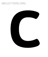 Big Printable Abc Letters C Panda Alphabets Lettering English In Large Letter C Template 10 Printable Abc Letters Abc Printables Printable Alphabet Letters