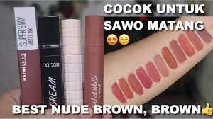 Cocok banget buat dipakai daily karena kesannya sangat. Rekomendasi Lip Cream Nude Brown Brown Orange Kecoklatan Untuk Kulit Sawo Matang Maria Soelisty Youtube