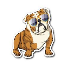 Como dibujar un perrito pug realista con lapices de grafito marca faber castell y prismacolor. Bulldog Sticker Cute Gift For Cute Dog Lovers Bulldog Dibujo Arte Sobre Perros Dibujos De Perros