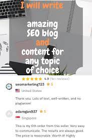 I Will Write Amazing Seo Blog And Content For Any Topic Of Choice Content Writing Writing Images Seo Content