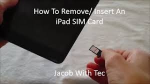 (sim cards) sim cards stands for subscriber identity module cards. How To Remove Insert An Ipad Sim Card Youtube