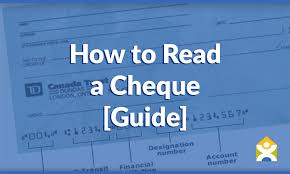 Get void check td bank. How To Read A Cheque Ontario Works Dnssab