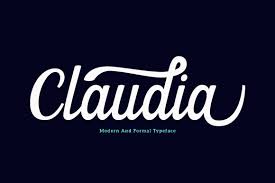 Please use the pulldown menu to view different character maps contained in this font. Claudia Script By Unicode Studio Available For 6 00 At Fontbundles Net Handwritten Type Script Typeface Typeface