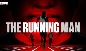 Podcast cover with man running