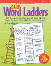 These words belong to the most common 1000 words, so that every minute kids spend on them is useful. Amazon Com Daily Word Ladders Grades 4 6 100 Reproducible Word Study Lessons That Help Kids Boost Reading Vocabulary Spelling Phonics Skills Independently 0640206318228 Rasinski Timothy Rasinski Timothy V Books