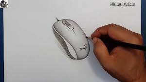 When triple buffering is enabled on a computer, a lag can be present that isn't for the harware cursor. How To Draw Mouse Easy Way Draw Computer Mouse Youtube