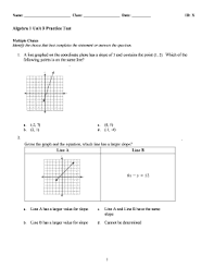 Algebra 1 unit 5 test answer key. Algebra 1 Unit 3 Practice Test Answers Fill Online Printable Fillable Blank Pdffiller