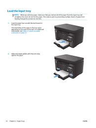 Hp laserjet pro m127fw mfp supplies and parts (all) for less. Load The Input Tray Hp Laserjet Pro Mfp M127fw User Manual Page 22 122