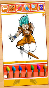 We have chosen the best goku coloring games which you can play online at mobile, tablet.for free and add new coloring. Hero Goku Super Saiyan Coloring Game For Kids For Android Apk Download