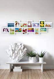Portafoto Multiplo Mosaico 14 Foto Bianco Cornice In Legno Da Parete Arredo Casa Arredamento Arredamento Casa Portafoto