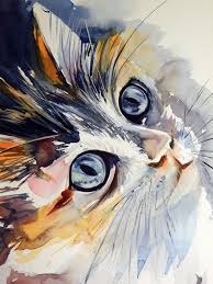 Watercolor animals easy at paintingvalley.com | explore. 40 Easy Watercolor Painting Ideas For Beginners 2020 Updated Cat Painting Cat Art Animal Paintings