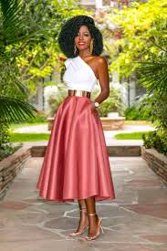 This Is A Beautiful Cocktail Dress Look With Separates Dressingartist One Shoulder Peplum Top Beautiful Cocktail Dresses Fashion Classy Outfits
