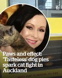 Activist Anne Batley-Burton calls the pies 'absolutely disgusting'.