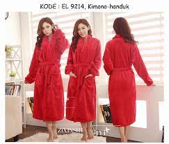 Kimono handuk dewasa sephia by lenuta. 9214 170rb Jual Kimono Handuk Mandi Merah Bathrobe Korean Asian Fashion Long Sleeve Dress Dresses With Sleeves