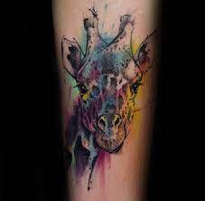 These gentle giants are capable of instilling timeless allure for any man's vision of stellar ink. 90 Giraffe Tattoo Designs For Men Long Neck Ink Ideas