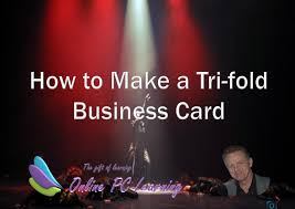 Before you sit down to design a greeting card in word, you have to decide whether you want it to be flat like a postcard or a folded card like a hallmark card. How To Make Tri Fold Business Cards Office Tutorials