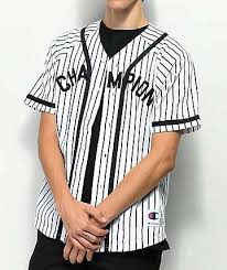 Black And White Striped Baseball Jersey Champion Braided Pinstripe Baseball Jersey Zumiez Fashion Baseball Jersey Outfit Urban Outfits