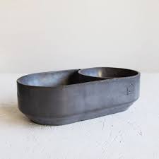 Cast Concrete Dog Bowls From Hello Pets Design Milk In 2020 Dog Bowls Home Decor Pictures Vintage Home Decor