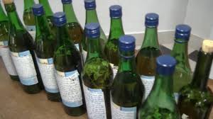 Consiste en introducir una ramita de ruda macho (se la reconoce por sus hojas más grandes y su olor más fuerte) en una botella pequeña con caña. El 1Âº De Agosto Se Toma Una Copita De Cana Con Ruda Paralelo32 Com Ar