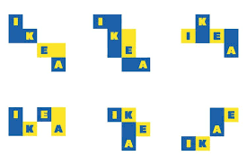 Nifty Ikea Logo Is As Reconfigurable As Its Furniture Ikea Logo Logo Design Love Dynamic Logo